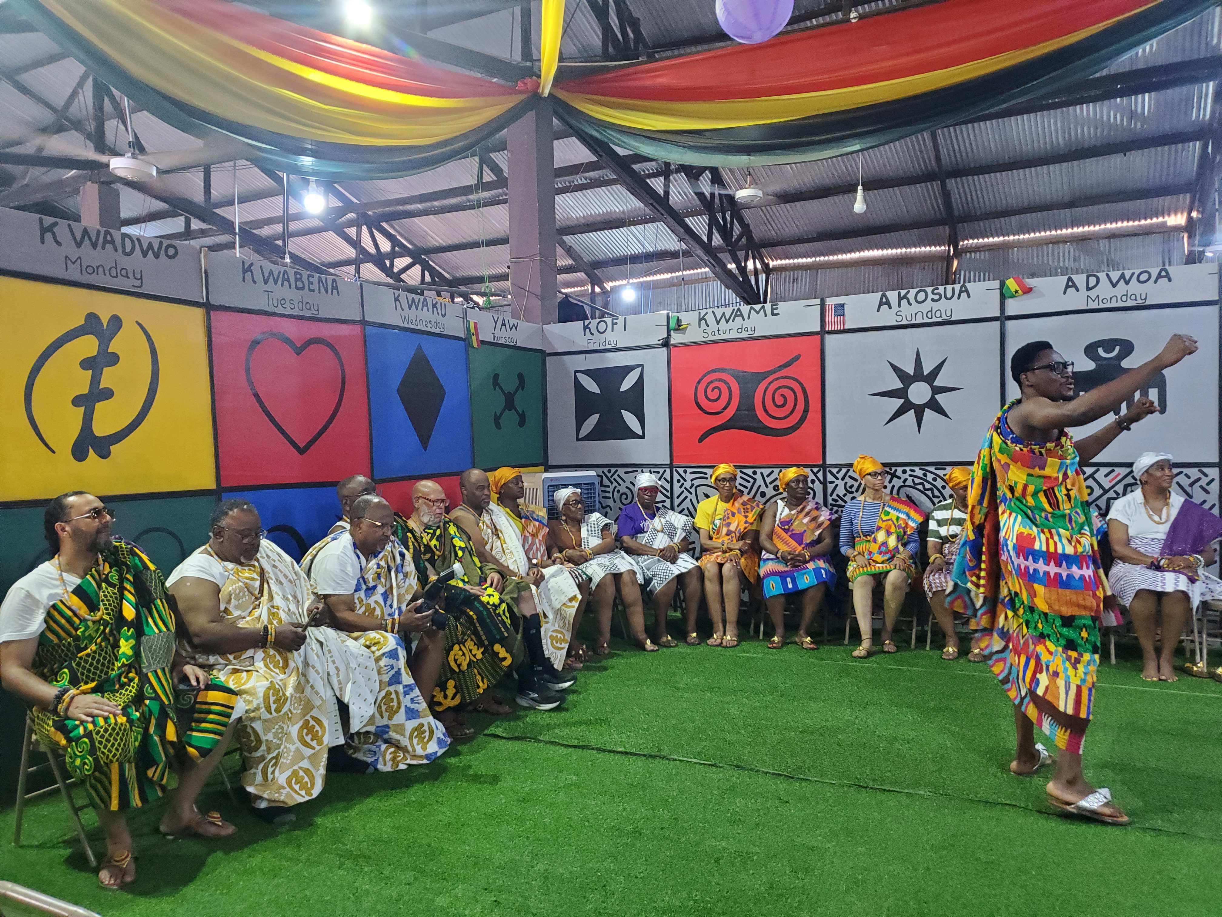 Traditional naming ceremony in Ghana